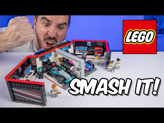 Smash this thing! || LEGO 60444 F1 Garage & Mercedes-AMG & Alpine Cars