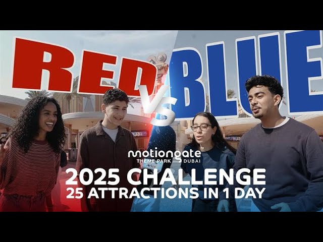 Red vs. Blue: Who Will Complete 25 Attractions First?