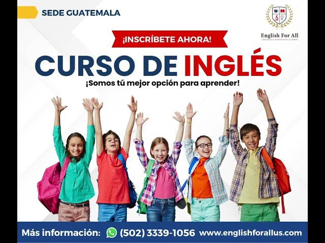 ¡CURSO DE INGLÉS PARA NIÑOS!