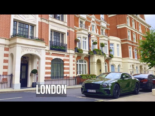 Supercars on London Walk | Most Expensive Streets of London | Mayfair, London