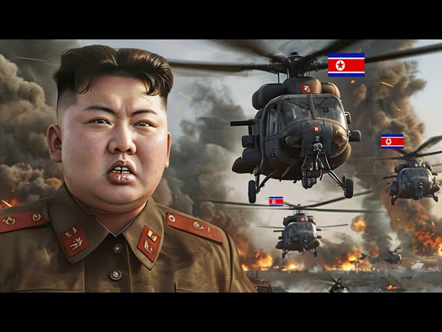 13 CH-47D Helicopters and 26 North Korean Generals tried to escape! But, look what happened