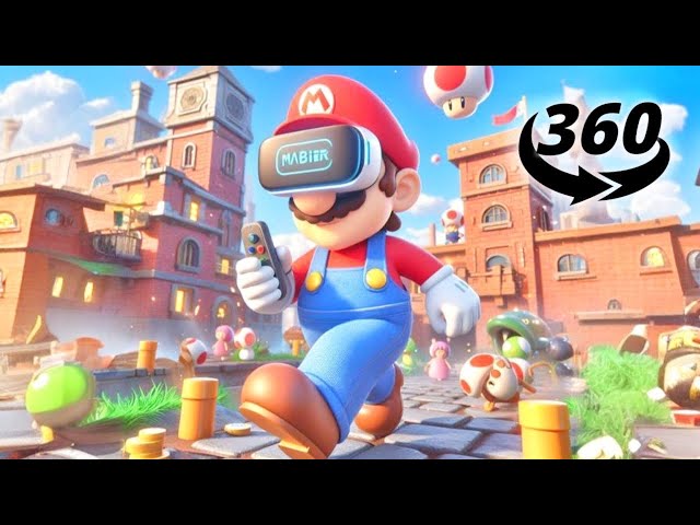 Explore Super Mario Bros 3D World in 360° Virtual Reality