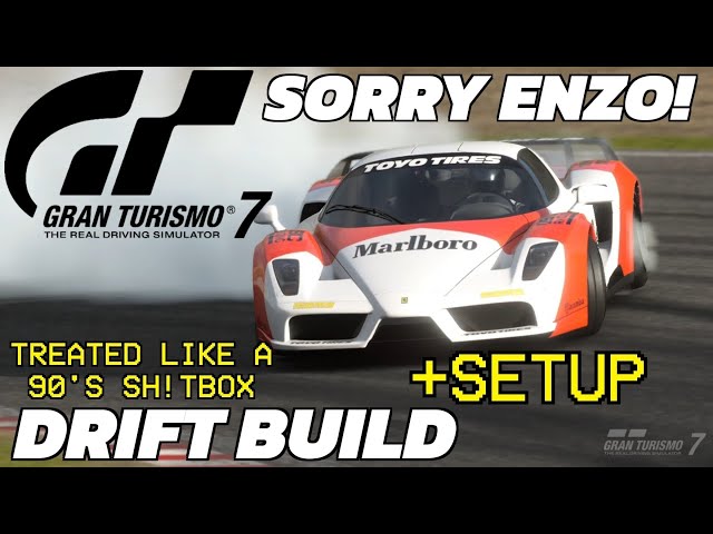 Ferrari Enzo Drift Build Gran Turismo 7 Setup