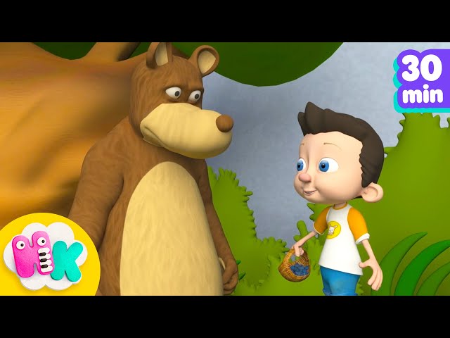 Le petit Gaspard marche dans la Forêt 🌳🐻 | HeyKids Comptines pour bébé | Animaj Kids