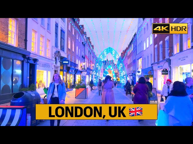 🇬🇧 ✨ London Central 2022 🌟 Oxford Street, Regent ST, Piccadilly Circus, Leicester Square [4K HDR]