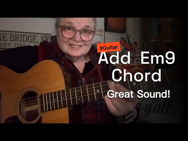 Improve That Chord Voicing Try Em9 ** Learn FingerStyle Guitar (Playing Martin M-21 0000)