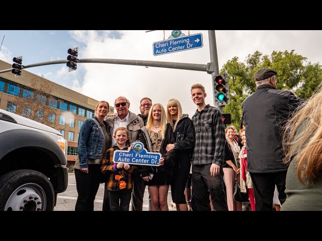 Street Renamed For Philanthropist, Community Leader Cheri Fleming Of Santa Clarita