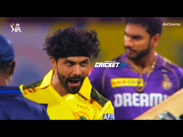 Ravindra Jadeja vs Venkatesh Iyer WICKET CSK vs KKR