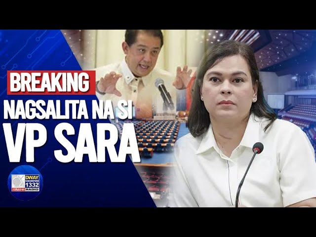 BREAKING: VP Sara sasagutin lahat about impeachment case | February 7, 2025