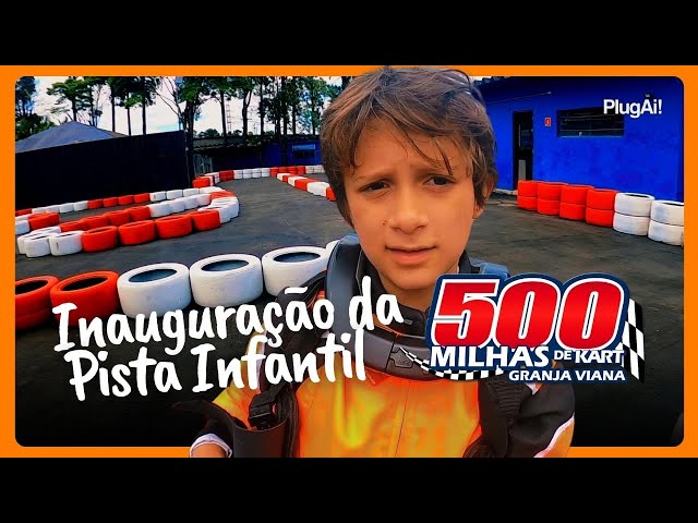 500 Milhas inaugura pista de Kart Infantil no Kartódromo da Granja Viana de graça