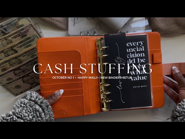 Cash Stuffing October No. 1+ Happy Mail!!! + New Binder Setup