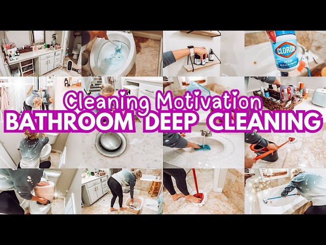 NEW! Bathroom Deep Cleaning Motivation- Clean With Me-Jessi Christine- Keep Calm and Clean