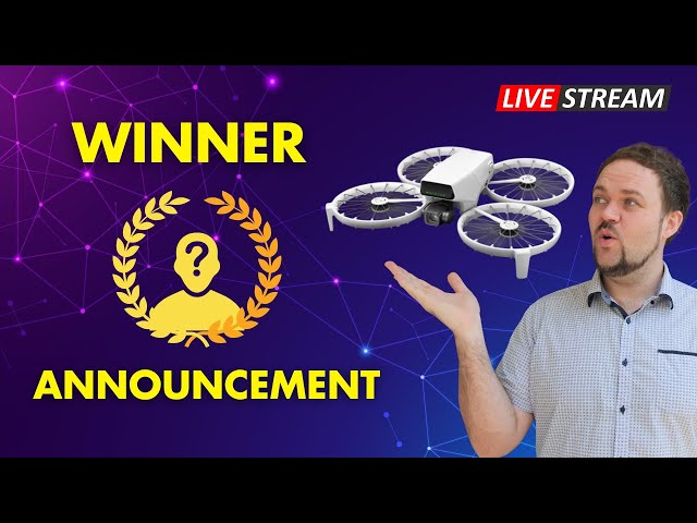 🚁 DJI Flip Giveaway Announcement LIVE – Find Out Who Won! 🎉