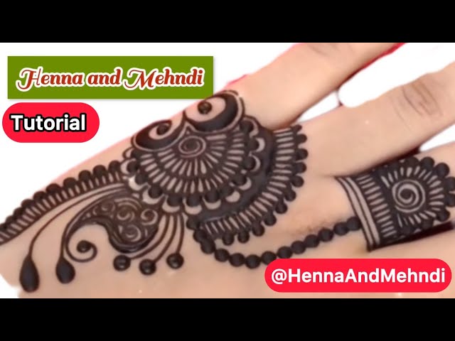 Henna tutorial | Henna designs | Henna art | Henna application | Henna for beginners | Mehendi