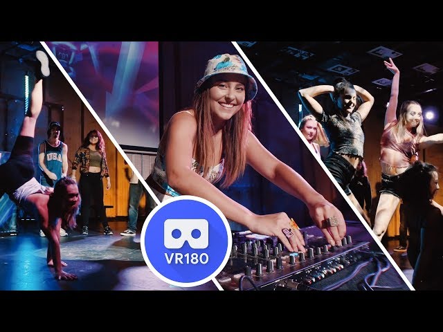 [VR180 EXPERIENCE] Mary Droppinz Live set X Studio School Dancers - Season 6 EP1 in Virtual Reality