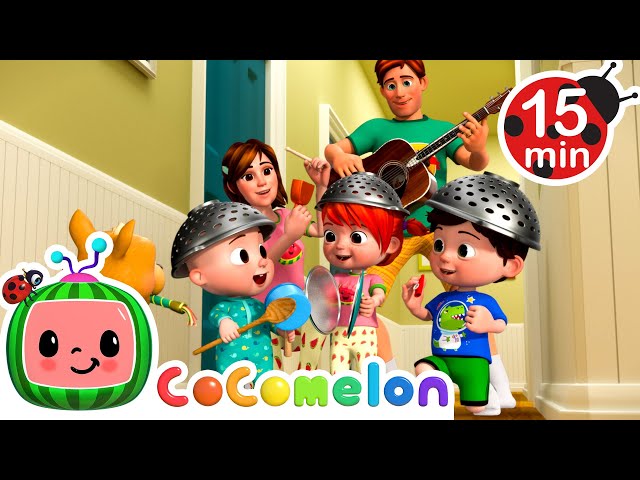 Lazy Weekend Band - Baby Singalong 🔵⚪🔴 | CoComelon | Songs and Cartoons | Best Videos for Babies