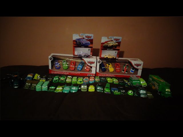 My green Disney Pixar Cars diecast collection (Late St. Patrick's day special)