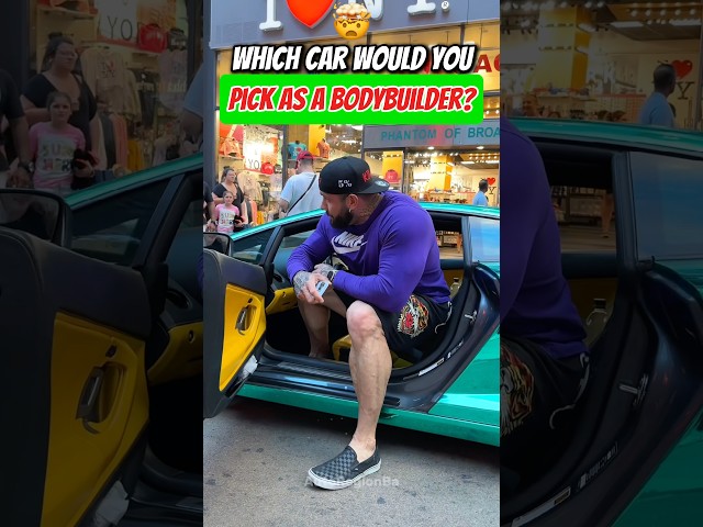 Which Car Would You Pick as a Bodybuilder? 🏋️‍♂️🚗 #shorts #car #gym