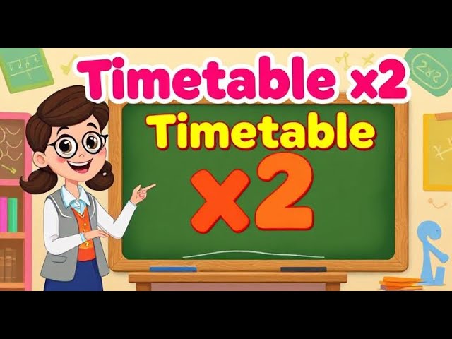 2 Times Table Song | Multiplication Made Simple