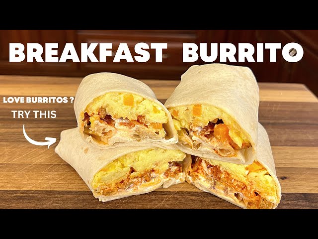 This Breakfast Burrito is SO GOOD, It's the BEST breakfast ever!