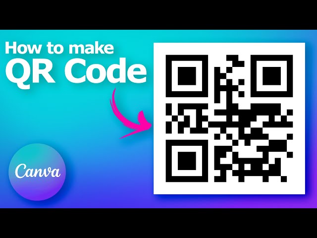 How to make a QR code on Canva App for free