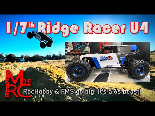 RocHobby 1/7 Ridge Racer U4 by FMS – Deep Dive, Run & Full Review! 🚙💨