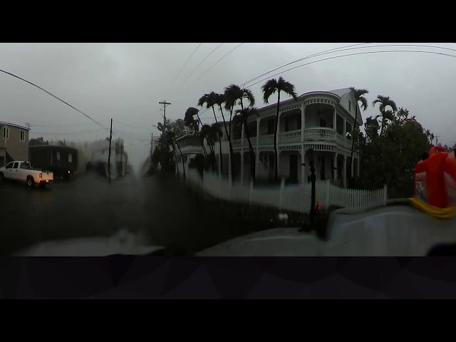 Hurricane Irma from the Florida Keys in 360 degrees