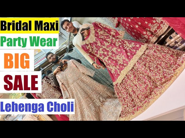 Bridal Maxi 2025 / Party Wear / Pakistani Dresses 2025 / Wedding Dress / Lehenga Choli