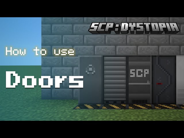 Door Tutorial - SCP: Dystopia 2.0+ [Minecraft: Bedrock Edition]