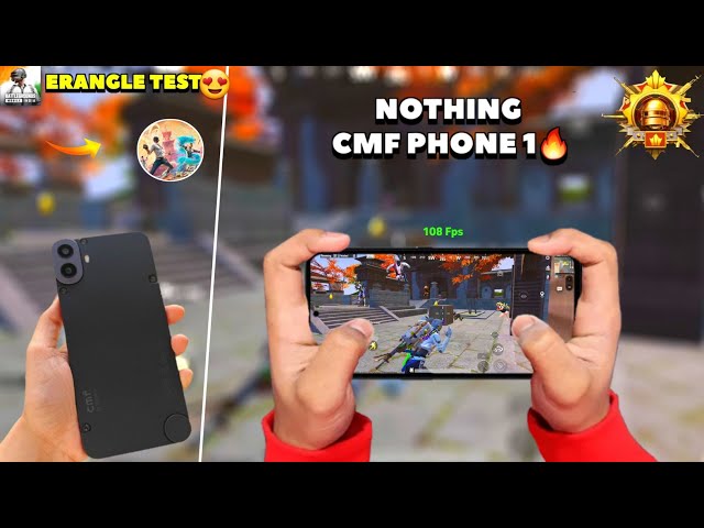 Cmf Phone 1 - 120 Fps Bgmi Test🔥 | Cmf Phone 1 Bgmi Test With Fps Meter | Cmf Phone 1 Pubg Bgmi Test