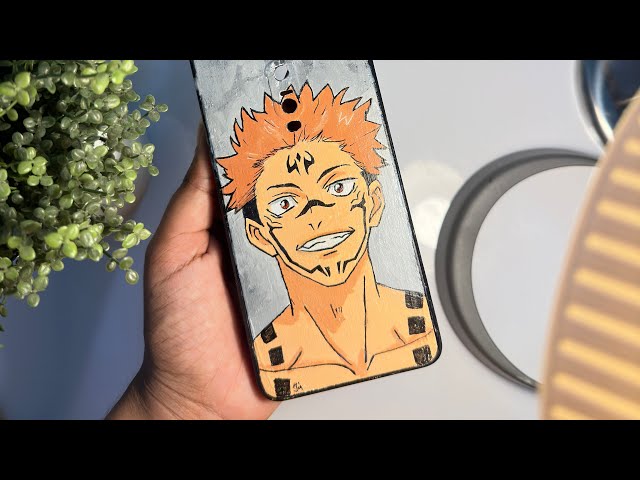 Anime art on phone case