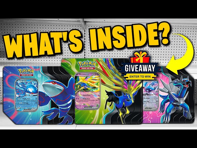 We're Giving Away Pokemon's NEW Azure Legends Tin!