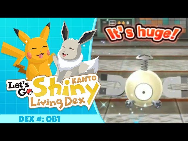 SUPER SHINY MAGNEMITE!! | Pokemon Let's GO Pikachu and Eevee (Kanto Shiny Living Dex #81)