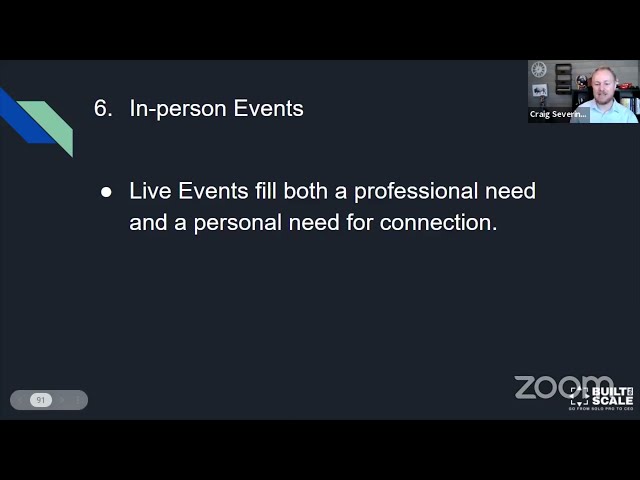 Why EVERY entrepreneur should focus on LIVE EVENTS in 2022