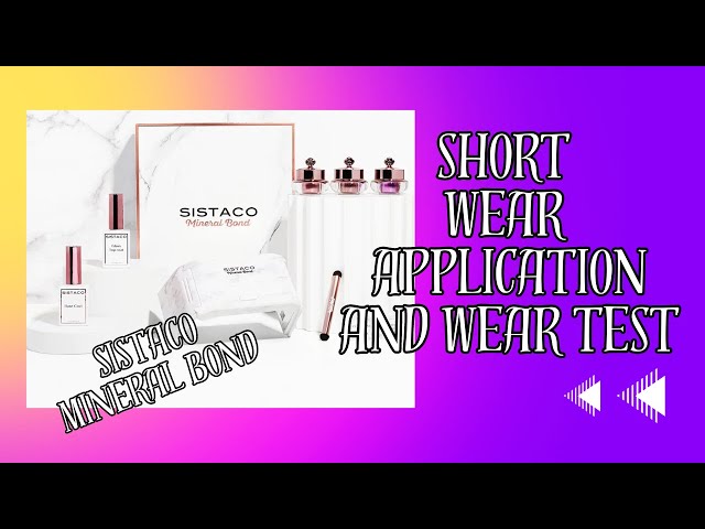 #Sistaco Nail Powder Short Wear Application and Wear Test