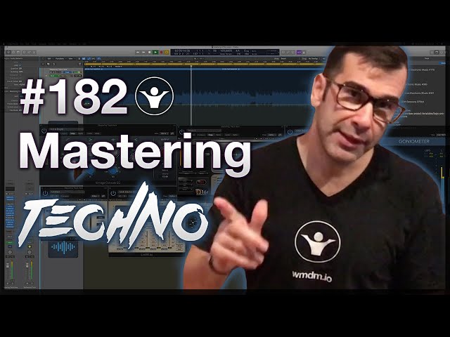 How to Master Techno  With WAVES Plugins | Live Electronic Music Tutorial 182