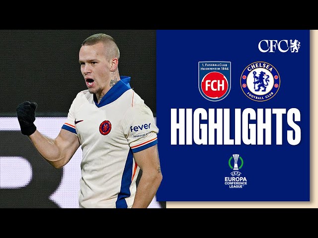 Heidenheim 0-2 Chelsea | HIGHLIGHTS | UEFA Europa Conference League 24/25