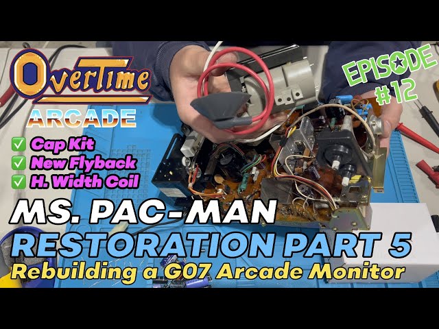 Ms. Pac-Man Restoration part 5: How to Rebuild a G07 Arcade Monitor