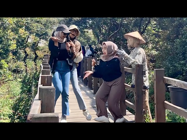 KOCAK BIKIN NGAKAK..!! JUST FOR LAUGH, SCARECROW PRANK FUNNIEST REACTIONS