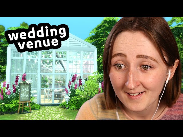 i built my dream wedding venue in the sims