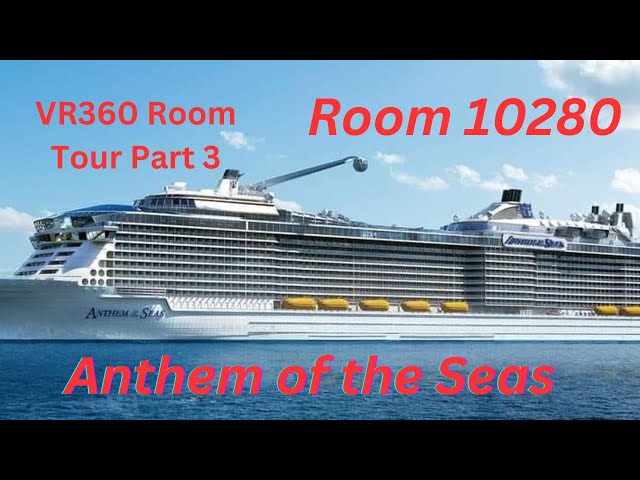 VR360 Balcony Room 10280 on Anthem of the Seas. Part 3 #anthemoftheseas #cruise #vr360video