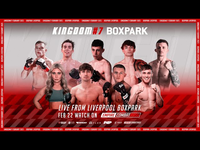 KINGDOM#7 Boxpark Liverpool - FREE PRE SHOW AND PRELIMS