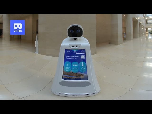 3D 180VR 4K Meet a Robot at the Museum 360VR