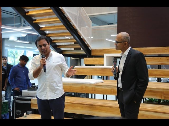 Microsoft CEO Satya Nadella's visit to T-Hub