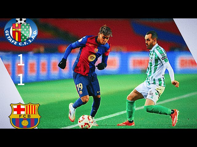 Getafe Vs FC Barcelona (1 - 1 ) 18/01/2025|| Goals & Highlights