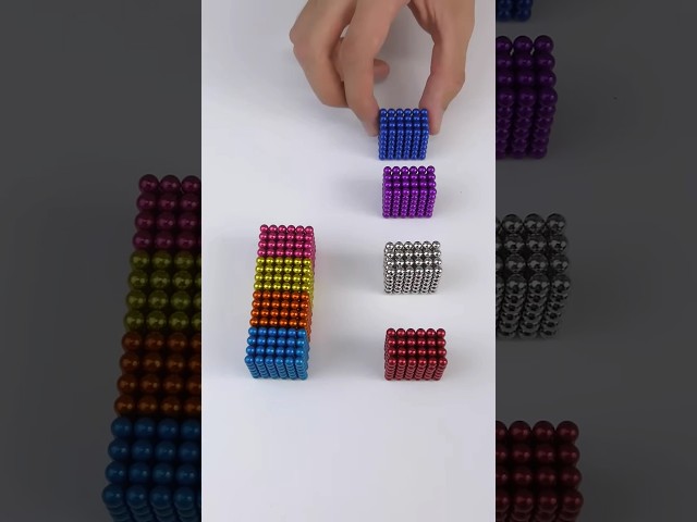 Tiny Magnetic balls #satisfying #fidgettoys #beads