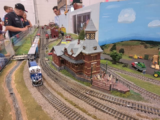 Model Train Displays at Greenberg Train and Toy Show 2023 3D 180 VR