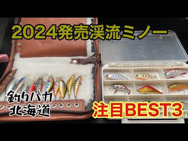 2024年発売渓流ミノー　注目BEST3