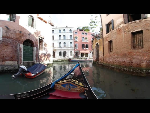 360VR tour #12:  Gondora of Venice ベネチアのゴンドラ 世界一周ハネムーン virtual tour