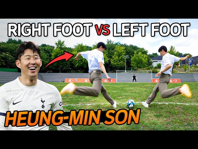 Heung Min-Son’s Right Foot vs Left Foot… Who Wins?